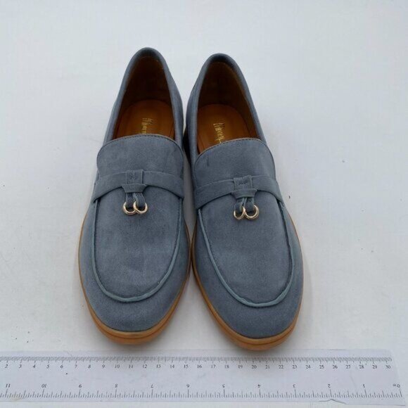 Women's Round Toe Flat Loafers Comfort Slip On Moccasins Lightweight Driving - Picture 2 of 7